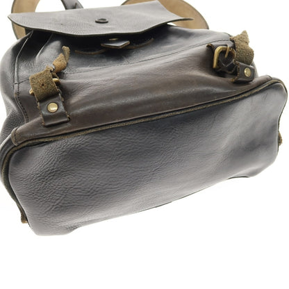 【中古】ビルアンバーグ Bill Amberg レザー バックパック・リュック ブラック【 状態ランクD 】【 メンズ 】