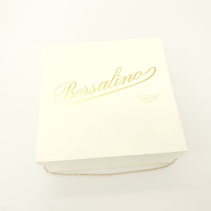 【中古】ボルサリーノ Borsalino ストローハット ベージュ【 56 】【 状態ランクD 】【 メンズ 】