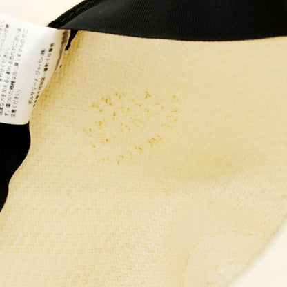 【中古】ボルサリーノ Borsalino ストローハット ベージュ【 56 】【 状態ランクD 】【 メンズ 】