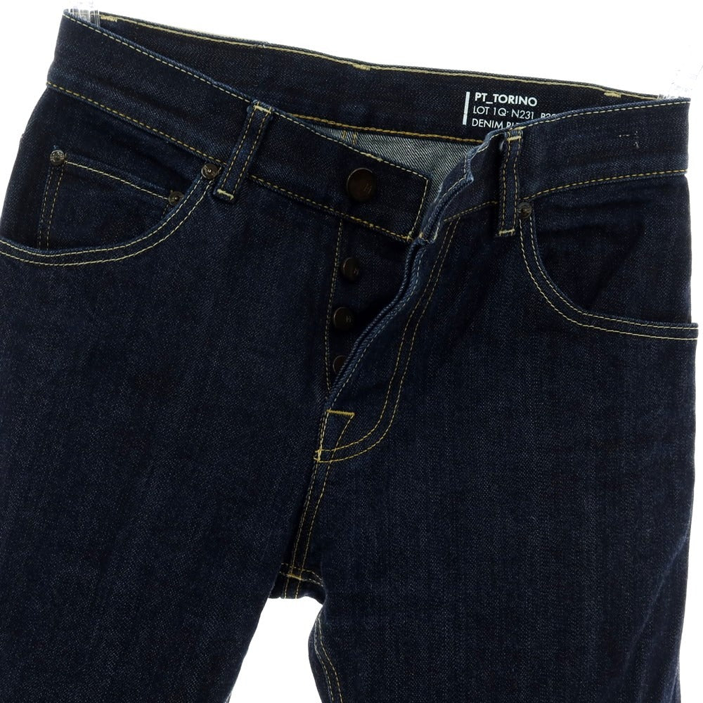 【中古】ピーティートリノ デニム PT TORINO DENIM DUB デニムパンツ ネイビー【 サイズ28 】【 状態ランクB 】【 メンズ 】 [APD]