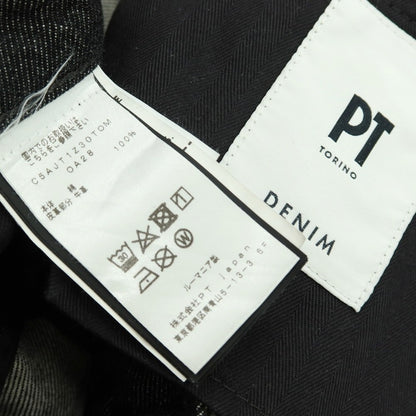 【中古】ピーティートリノ デニム PT TORINO DENIM ×TOMORROWLAND デニムパンツ ブラック【サイズ29】【 状態ランクB 】【 メンズ 】