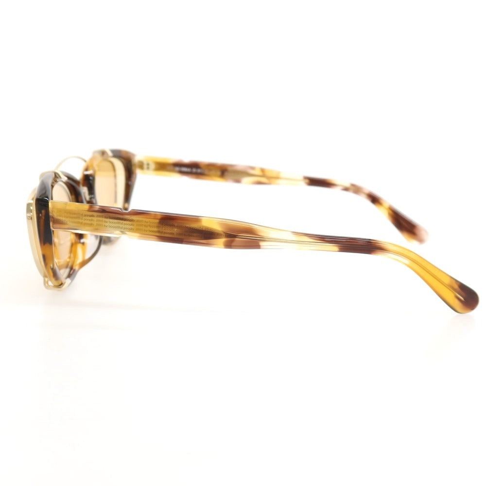 【中古】ジンズ JINS × beautiful people 2026年春夏 UCF-26S-008AA 23 サングラス ブラウン系【サイズ57□20 150】【 状態ランクB 】【 ユニセックス 】