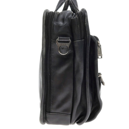 【中古】トゥミ TUMI 96130ED4 レザー ブリーフケース ブラック【 状態ランクD 】【 メンズ 】