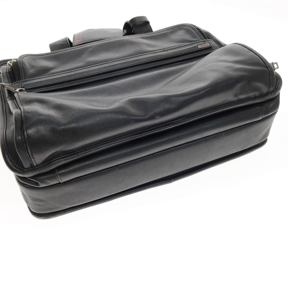 【中古】トゥミ TUMI 96130ED4 レザー ブリーフケース ブラック【 状態ランクD 】【 メンズ 】