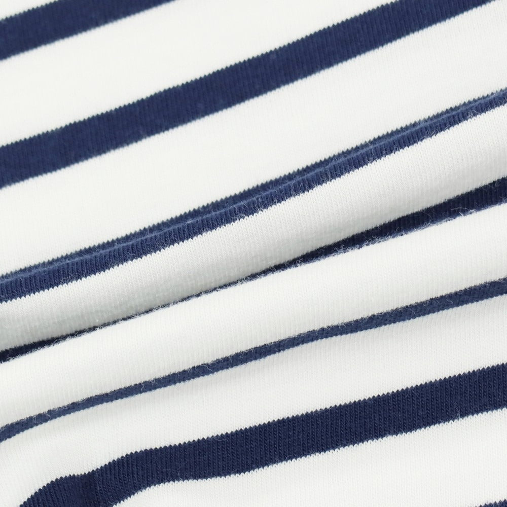 【中古】セントジェームス SAINT JAMES コットン ボーダー ボートネック 半袖Ｔシャツ ホワイトxネイビー【 5 】【 状態ランクB 】【 メンズ 】
