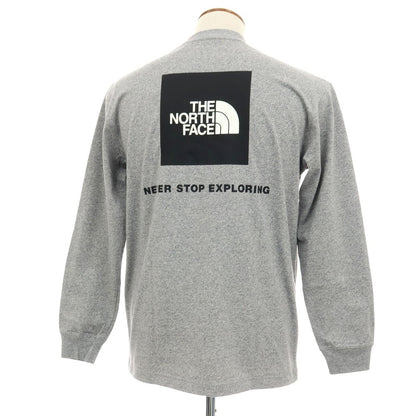 【中古】ザノースフェイス THE NORTH FACE コットンポリエステル クルーネック 長袖Ｔシャツ グレー【 M 】【 状態ランクA 】【 メンズ 】