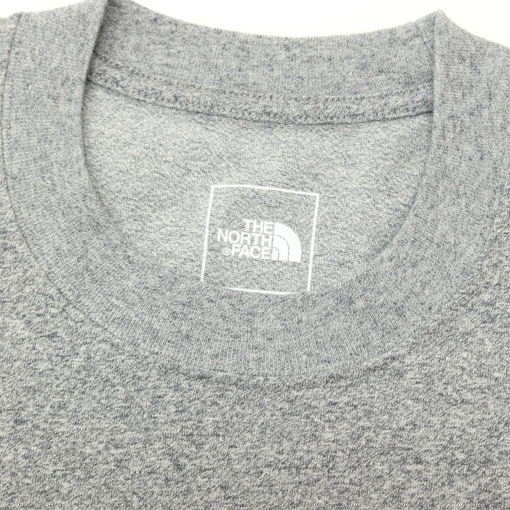 【中古】ザノースフェイス THE NORTH FACE コットンポリエステル クルーネック 長袖Ｔシャツ グレー【サイズM】【 状態ランクA 】【 メンズ 】[CPD]