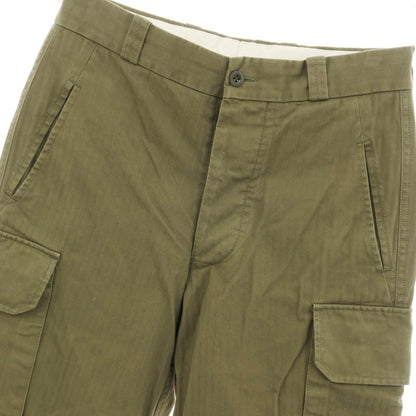 【中古】タンジェント Tangent コットン ヘリンボーン カーゴパンツ オリーブ【サイズ46】【 状態ランクB 】【 メンズ 】
