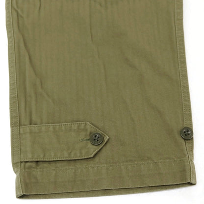 【中古】タンジェント Tangent コットン ヘリンボーン カーゴパンツ オリーブ【サイズ46】【 状態ランクB 】【 メンズ 】