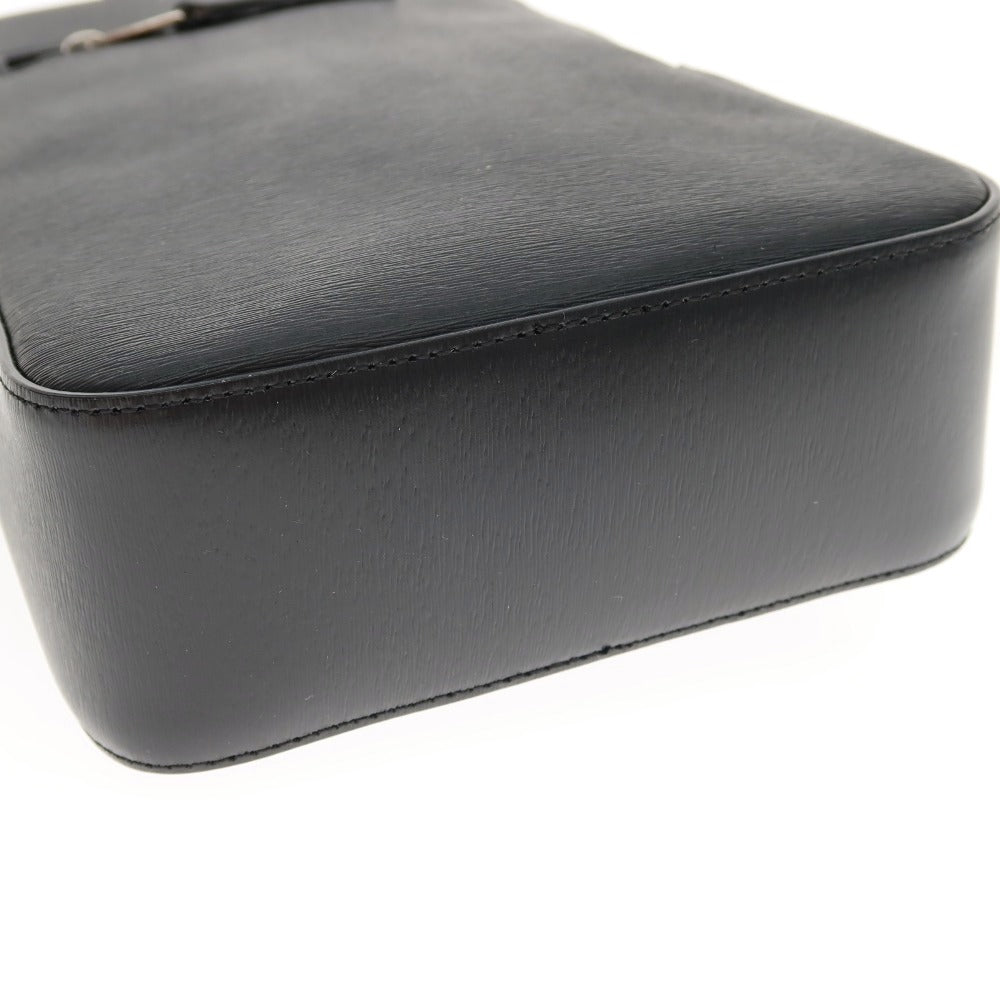 中古】ポールスミス Paul Smith 牛革 ボディバッグ ブラック【 状態