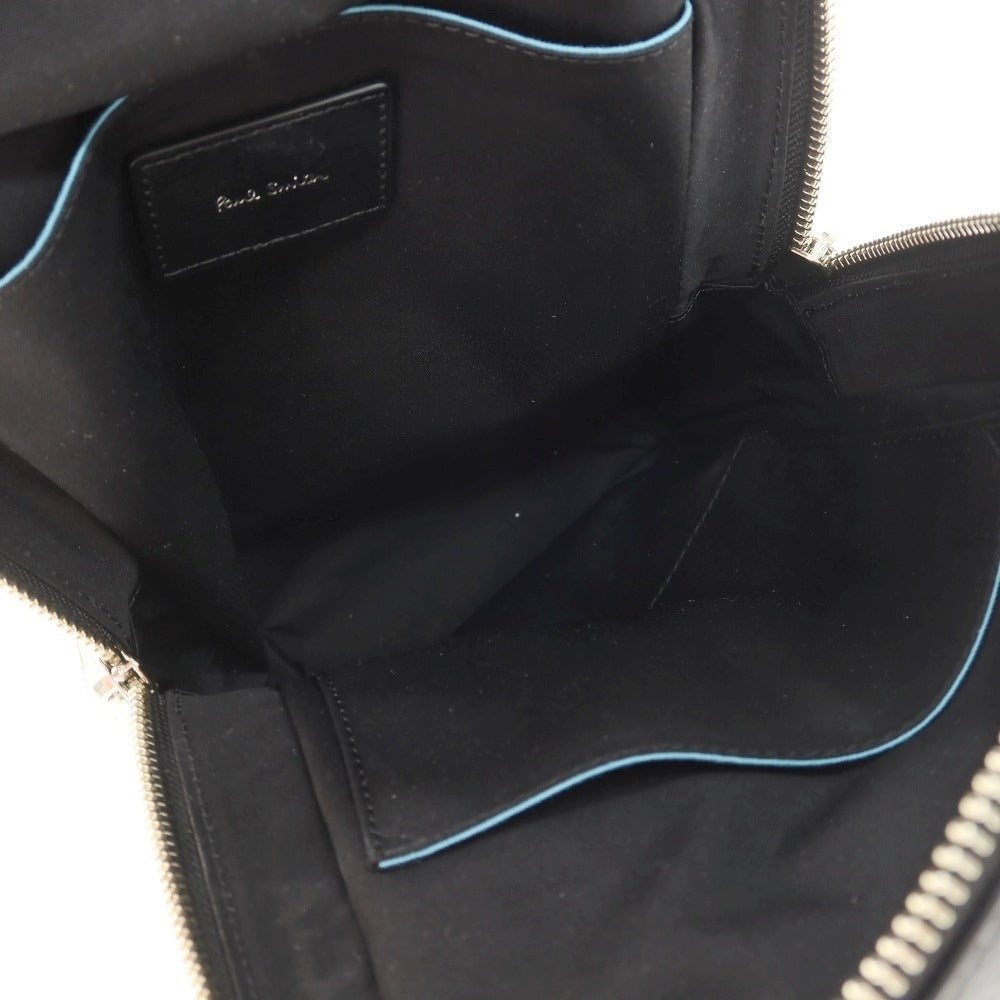 中古】ポールスミス Paul Smith 牛革 ボディバッグ ブラック【 状態