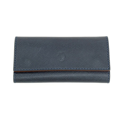 【SALE10%OFF/返品不可】【中古】フェリージ Felisi 921 レザー キーケース ダークネイビーxキャメルブラウン【 状態ランクB 】【 メンズ 】