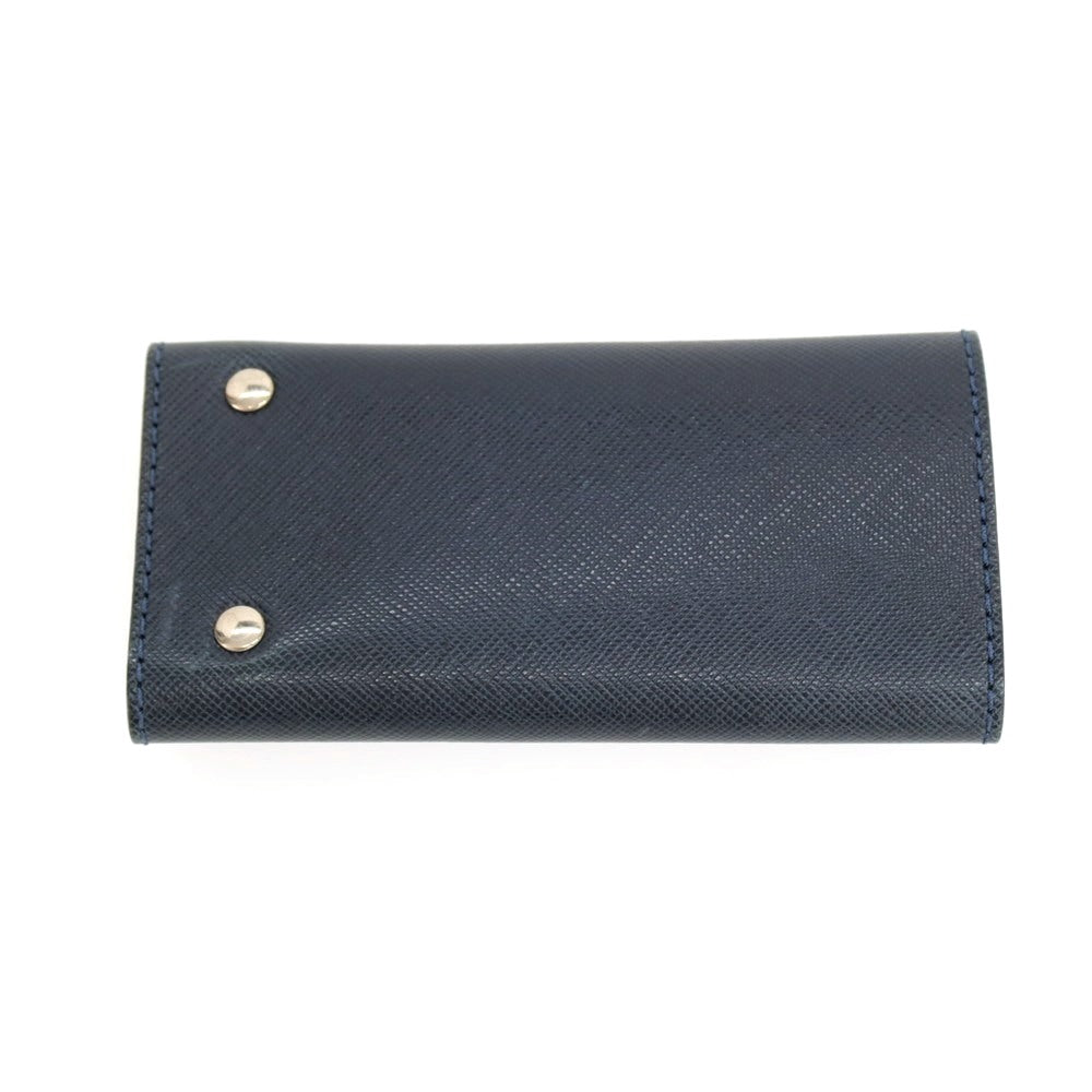 【SALE10%OFF/返品不可】【中古】フェリージ Felisi 921 レザー キーケース ダークネイビーxキャメルブラウン【 状態ランクB 】【 メンズ 】