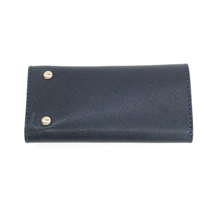 【SALE10%OFF/返品不可】【中古】フェリージ Felisi 921 レザー キーケース ダークネイビーxキャメルブラウン【 状態ランクB 】【 メンズ 】