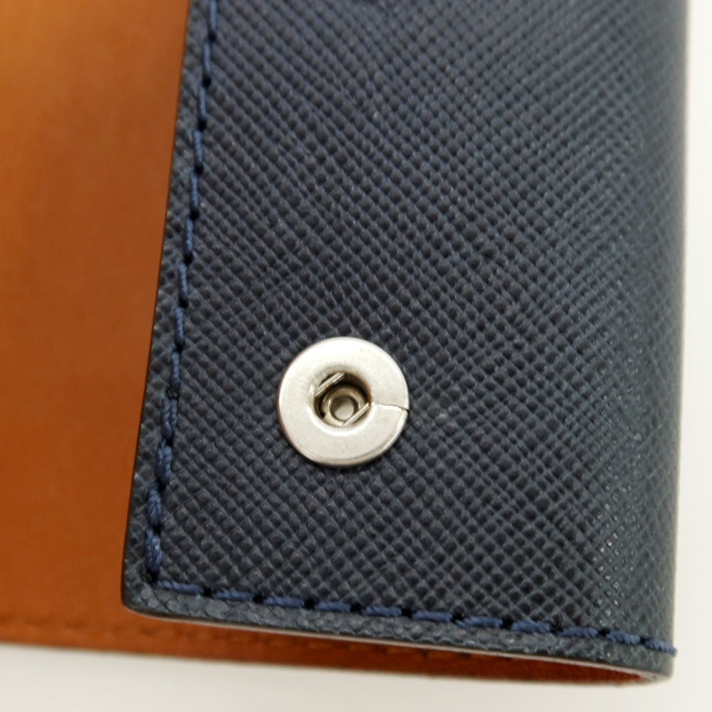 【SALE10%OFF/返品不可】【中古】フェリージ Felisi 921 レザー キーケース ダークネイビーxキャメルブラウン【 状態ランクB 】【 メンズ 】
