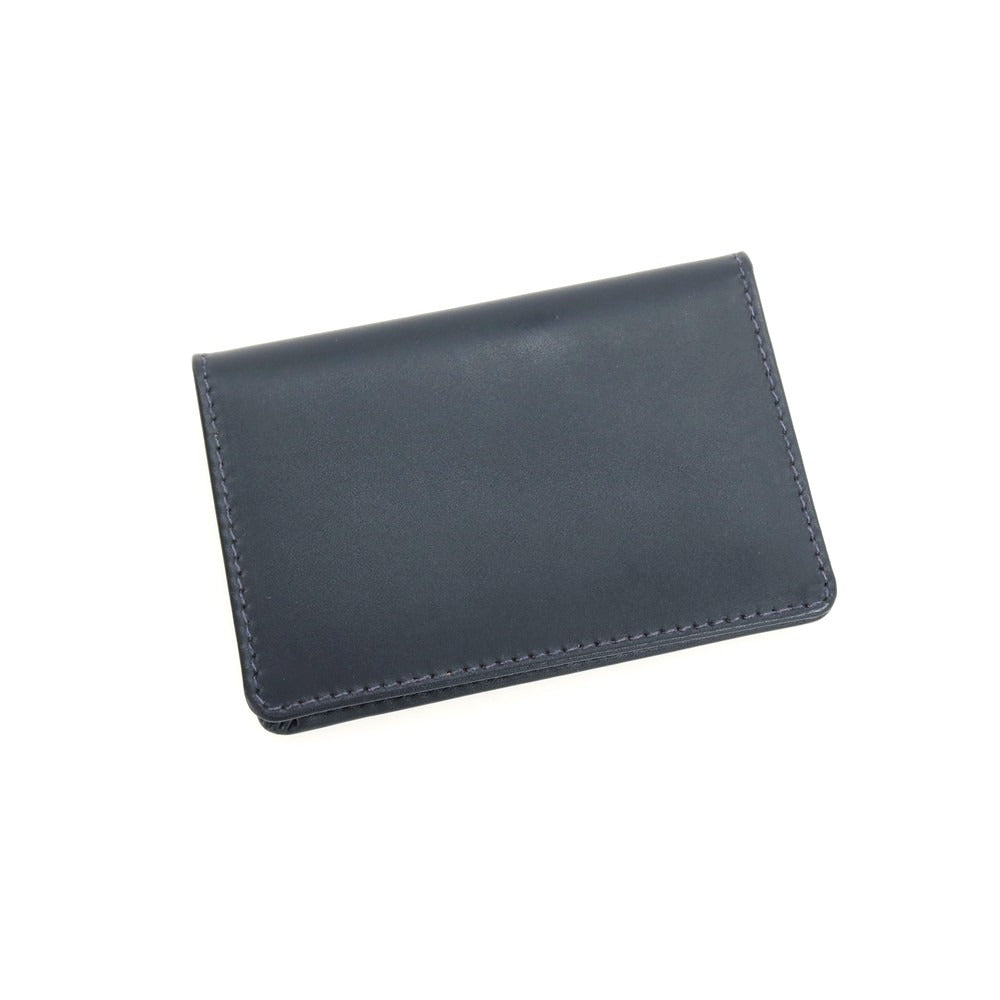 【中古】ホワイトハウスコックス Whitehouse Cox ホースレザー 名刺入れ ネイビー【 状態ランクA 】【 メンズ 】