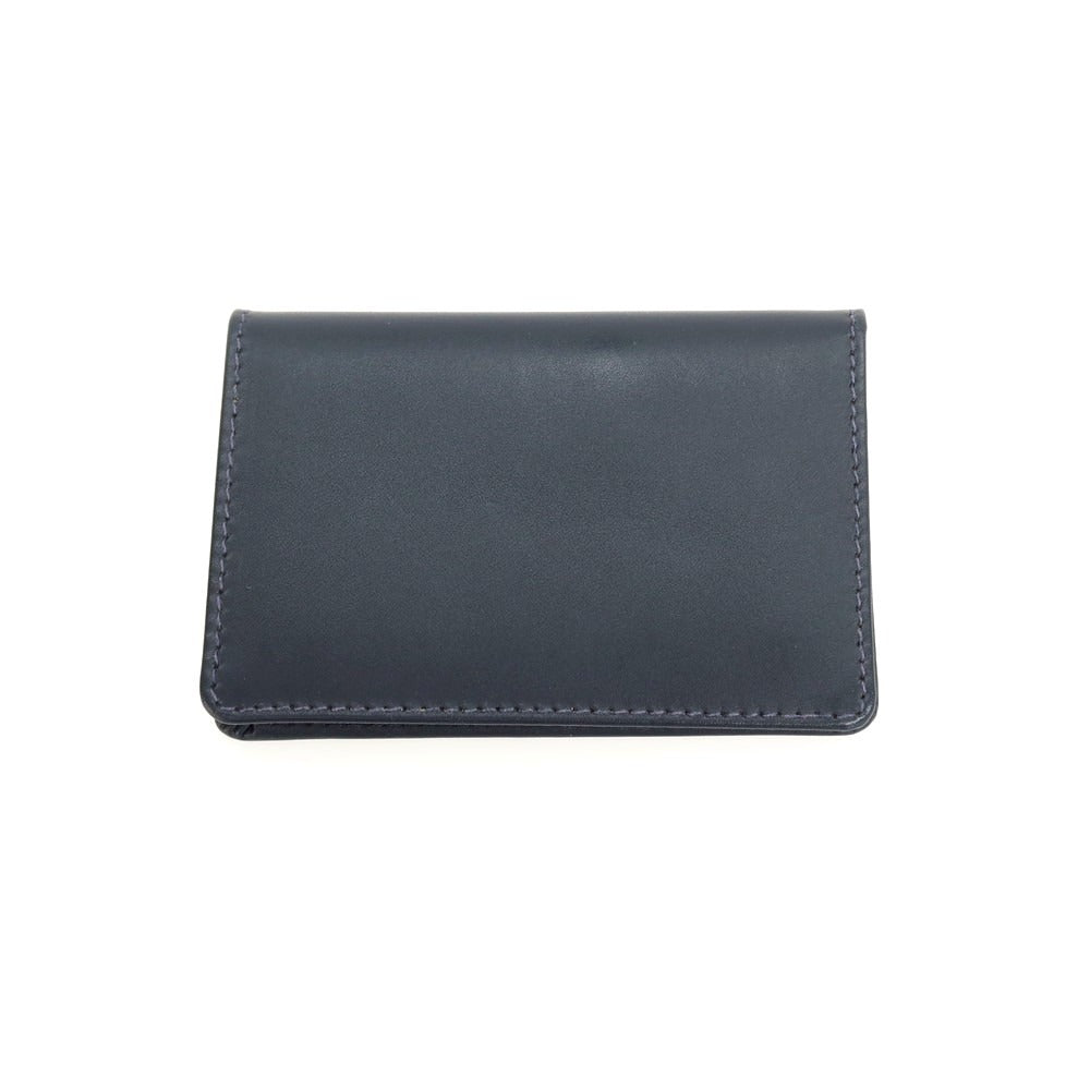 【中古】ホワイトハウスコックス Whitehouse Cox ホースレザー 名刺入れ ネイビー【 状態ランクA 】【 メンズ 】