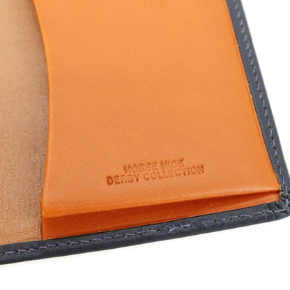 【中古】ホワイトハウスコックス Whitehouse Cox ホースレザー 名刺入れ ネイビー【 状態ランクA 】【 メンズ 】