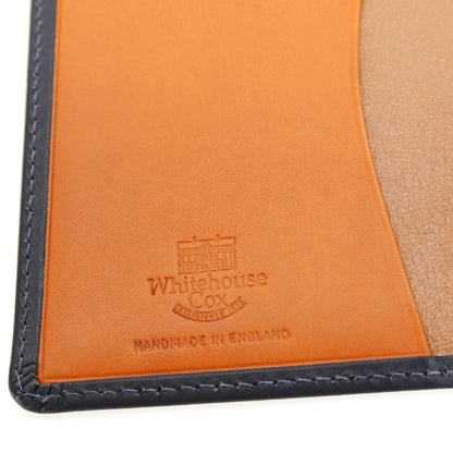【中古】ホワイトハウスコックス Whitehouse Cox ホースレザー 名刺入れ ネイビー【 状態ランクA 】【 メンズ 】