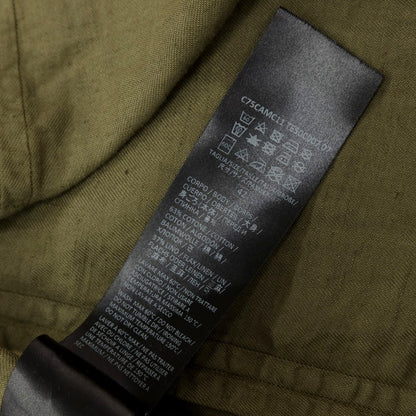 【中古】イレブンティ eleventy コットンリネン オープンカラー カジュアルシャツ オリーブ【サイズ38】【 状態ランクB 】【 メンズ 】