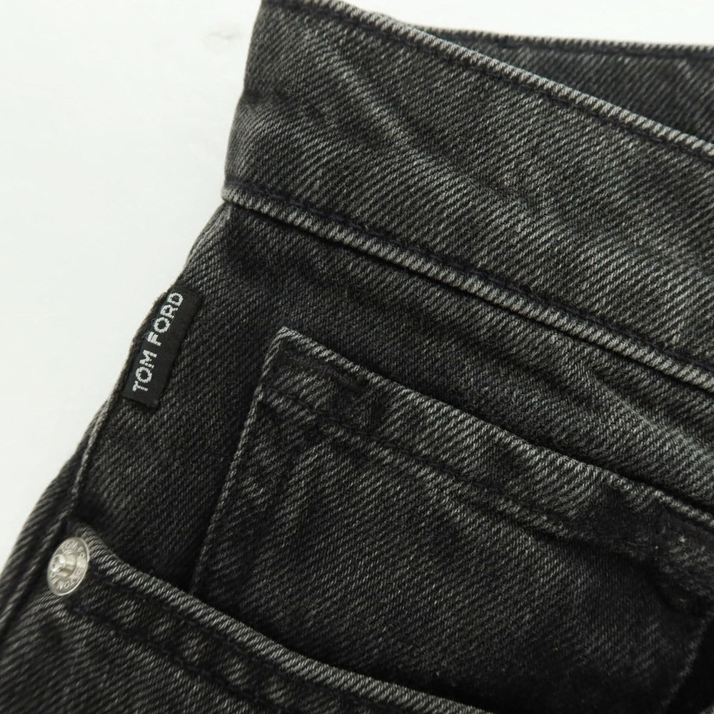 【中古】トムフォード TOM FORD デニムパンツ ダークグレー【 サイズ29 】【 状態ランクB 】【 メンズ 】 [APD]