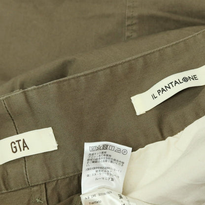 【中古】ジーティーアー G.T.A GHURKA ストレッチ コットン カジュアルスラックスパンツ オリーブ【サイズ44】【 状態ランクB 】【 メンズ 】