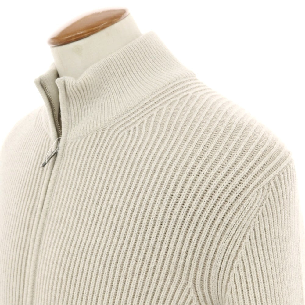 【新品】ムーレー MOORER ARENA-CW1 ミドルゲージウールニット ダウンジャケット ライトベージュ【 48 】【 状態ランクN 】【 メンズ 】