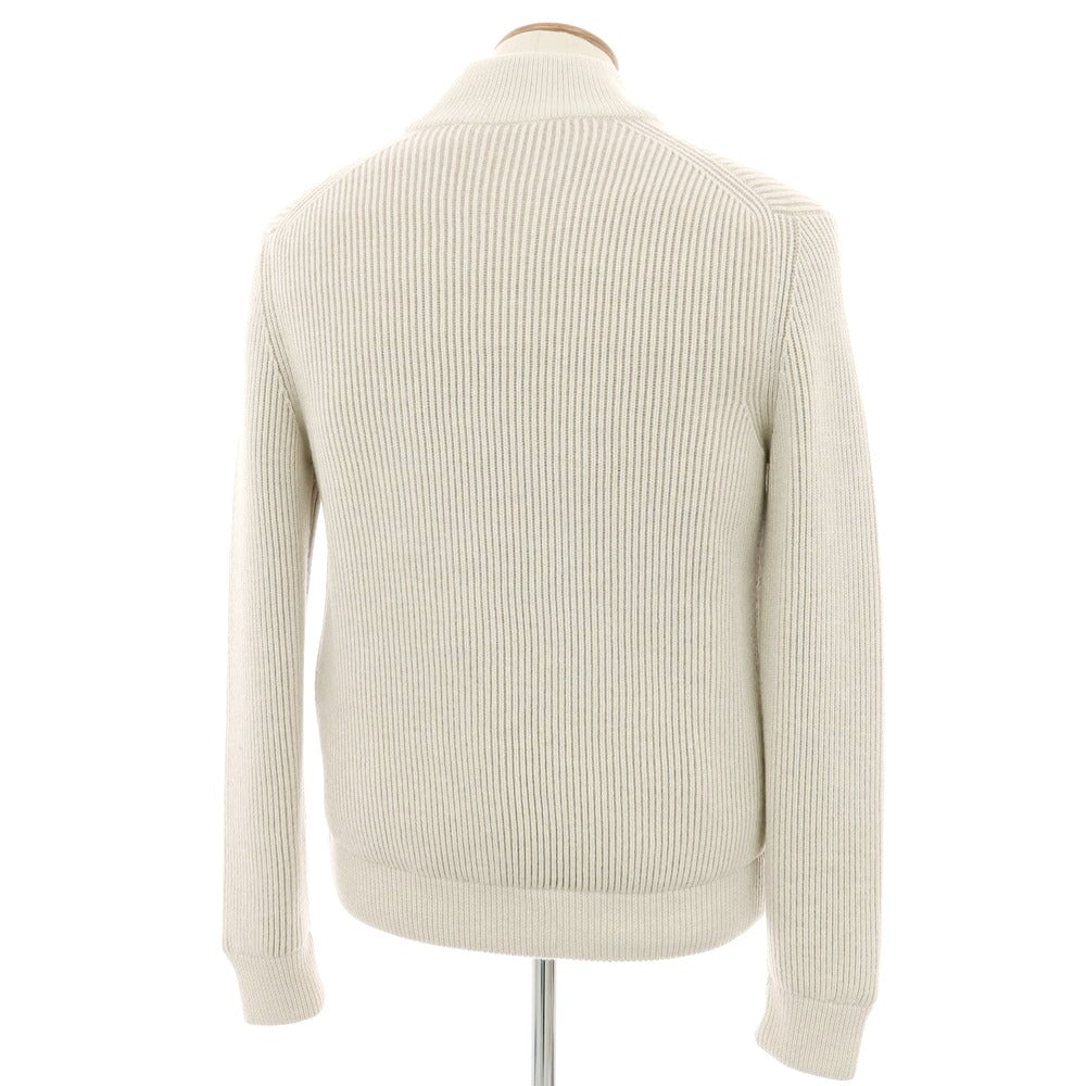 【新品】ムーレー MOORER ARENA-CW1 ミドルゲージウールニット ダウンジャケット ライトベージュ【 48 】【 状態ランクN 】【 メンズ 】