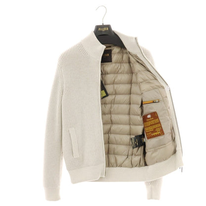 【新品】ムーレー MOORER ARENA-CW1 ミドルゲージウールニット ダウンジャケット ライトベージュ【 48 】【 状態ランクN 】【 メンズ 】
