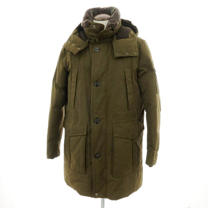 【新品アウトレット】ムーレー MOORER TED-S1 コットンポリエステルナイロン ファー ダウンコート オリーブ【 52 】【 状態ランクN- 】【 メンズ 】