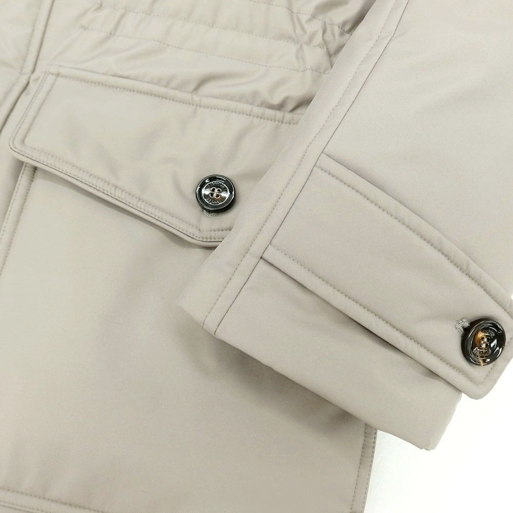 【新品アウトレット】ムーレー MOORER SAPPORO-GF ポリエステル ファー ダウンコート ウォームグレー【 48 】【 状態ランクN- 】【 メンズ 】