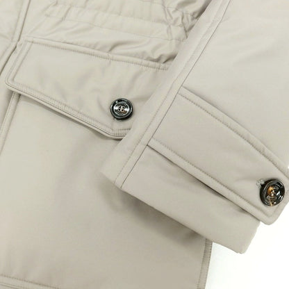 【新品アウトレット】ムーレー MOORER SAPPORO-GF ポリエステル ファー ダウンコート ウォームグレー【 48 】【 状態ランクN- 】【 メンズ 】