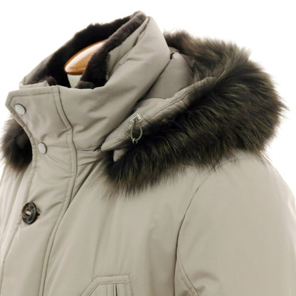 【新品アウトレット】ムーレー MOORER SAPPORO-GF ポリエステル ファー ダウンコート ウォームグレー【 48 】【 状態ランクN- 】【 メンズ 】