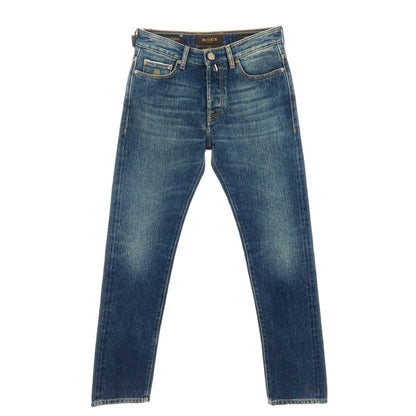 【新品アウトレット】ムーレー MOORER jeans PILON-DC104 ストレッチ コットン デニムパンツ ジーンズ ネイビー【サイズ30】【 状態ランクN- 】【 メンズ 】