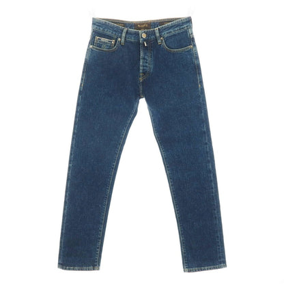 【新品】ムーレー MOORER jeans PILON-DC104 CP ストレッチ コットン デニムパンツ ジーンズ ネイビー【サイズ31】【 状態ランクN 】【 メンズ 】