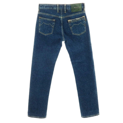 【新品】ムーレー MOORER jeans PILON-DC104 CP ストレッチ コットン デニムパンツ ジーンズ ネイビー【サイズ31】【 状態ランクN 】【 メンズ 】