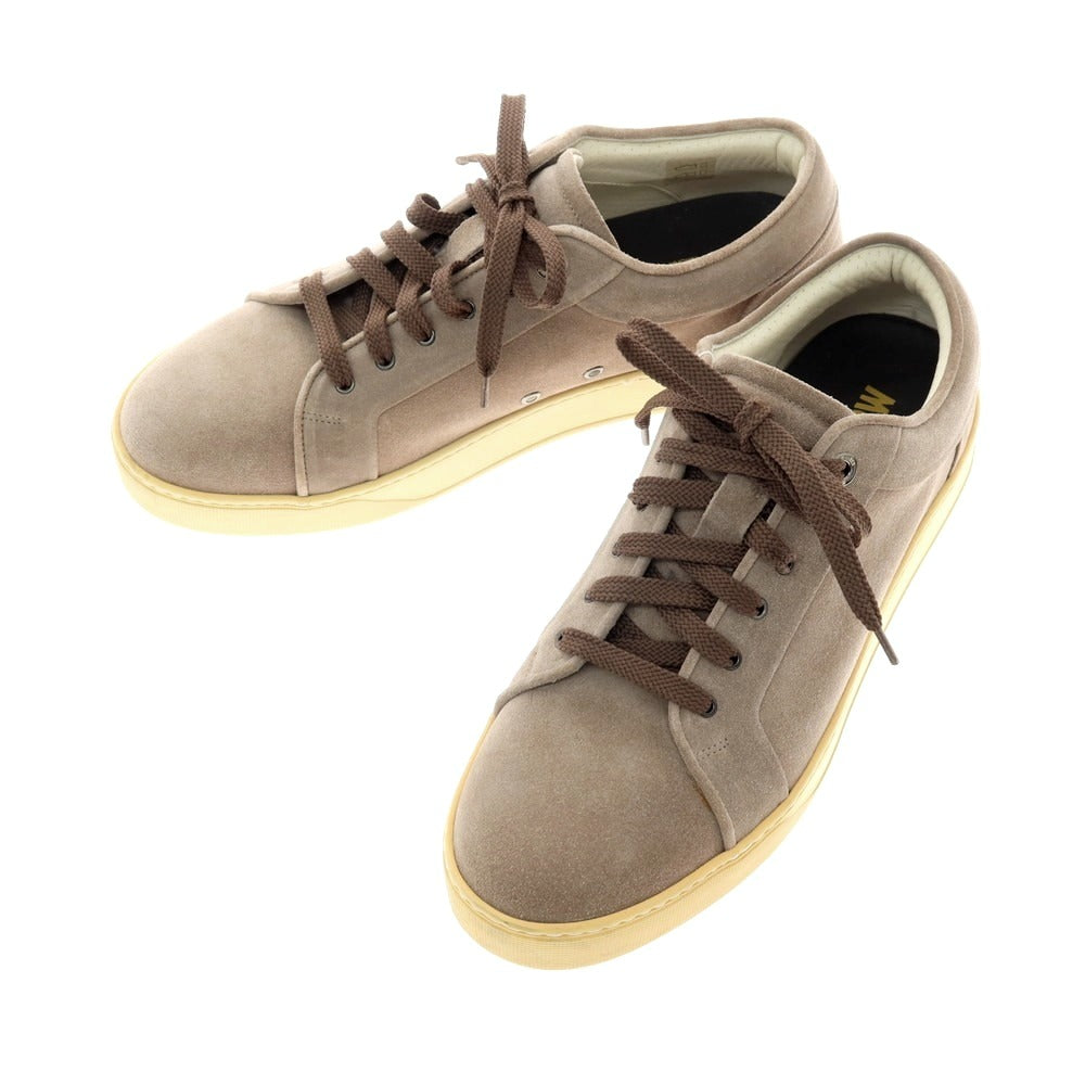 【新品アウトレット】ムーレー MOORER BOCCIONI P5 スエード スニーカー グレージュ【サイズ42 1/2】【 状態ランクN- 】【 メンズ 】