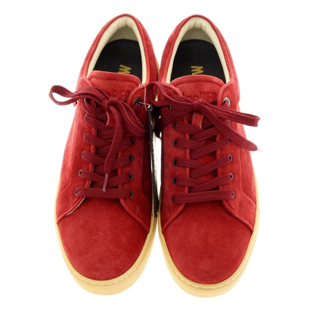 【新品アウトレット】ムーレー MOORER BOCCIONI P2 スエード スニーカー レッド【サイズ41 1/2】【 状態ランクN- 】【 メンズ 】