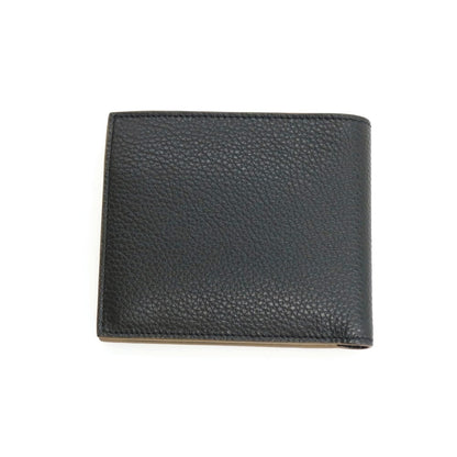 【新品】ムーレー MOORER レザー 二つ折り財布 ブラック【 状態ランクN 】【 メンズ 】