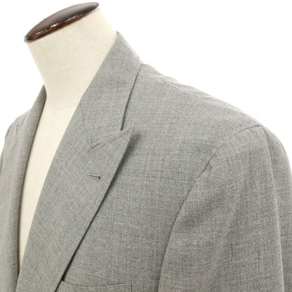 【新品】ブルネロクチネリ Brunello Cucinelli ウール テーラードジャケット グレー【 54 】【 状態ランクN 】【 メンズ 】