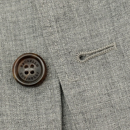 【新品】ブルネロクチネリ Brunello Cucinelli ウール テーラードジャケット グレー【 54 】【 状態ランクN 】【 メンズ 】