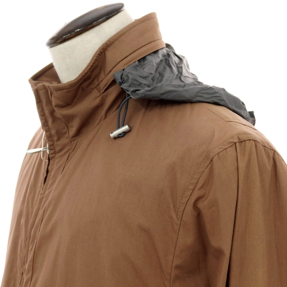 【新品】ブルネロクチネリ Brunello Cucinelli ナイロン スイングトップ ブラウン【サイズ52】【 状態ランクN 】【 メンズ 】[EPD]