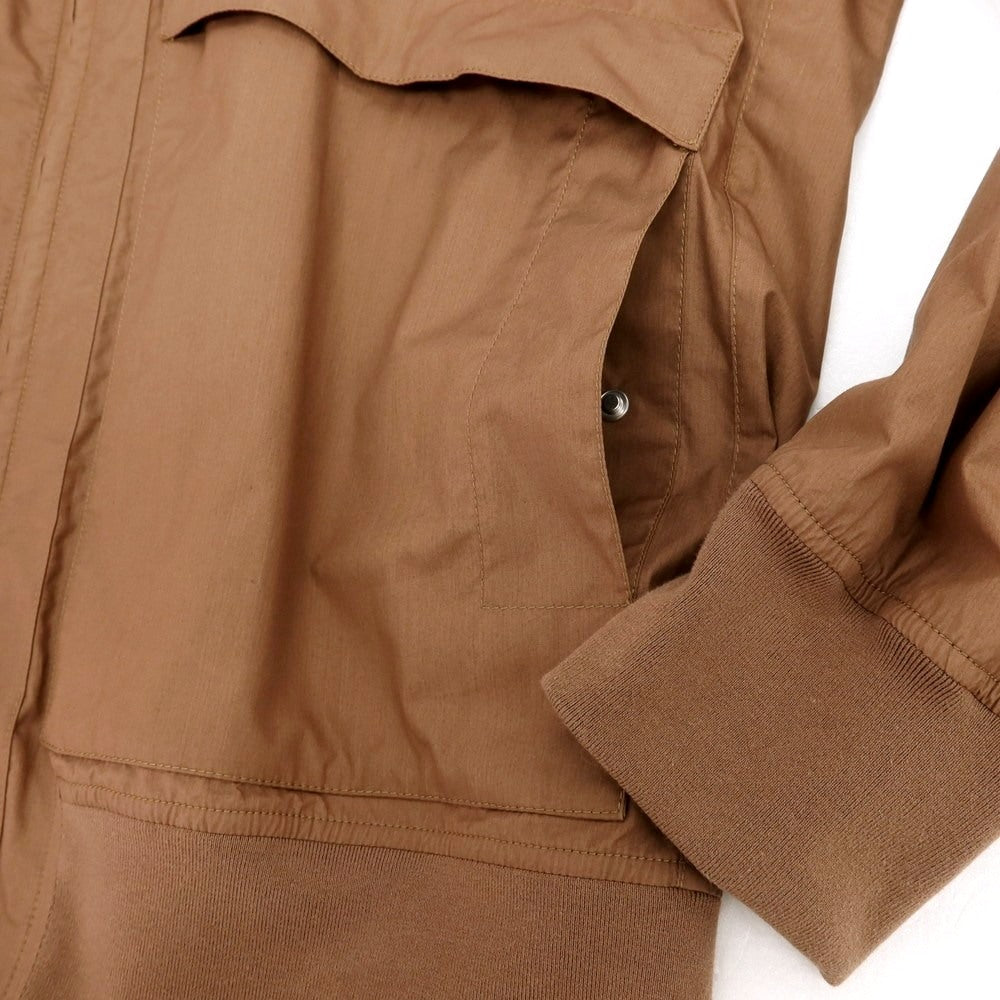 【新品】ブルネロクチネリ Brunello Cucinelli ナイロン スイングトップ ブラウン【サイズ52】【 状態ランクN 】【 メンズ 】[EPD]