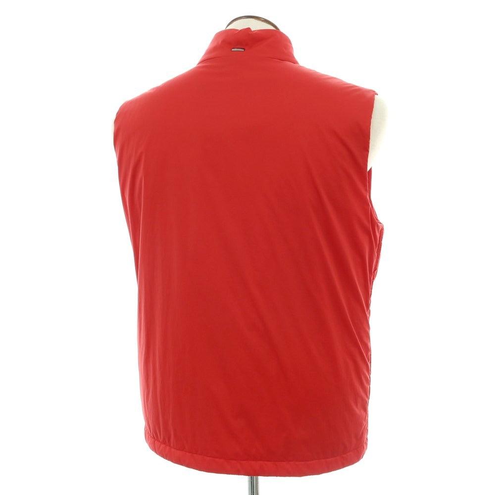 【新品】ヘルノ Herno ナイロン スタンドカラー ダウンベスト ブルゾン レッド【 サイズ52 】【 状態ランクN 】【 メンズ 】 [APD]