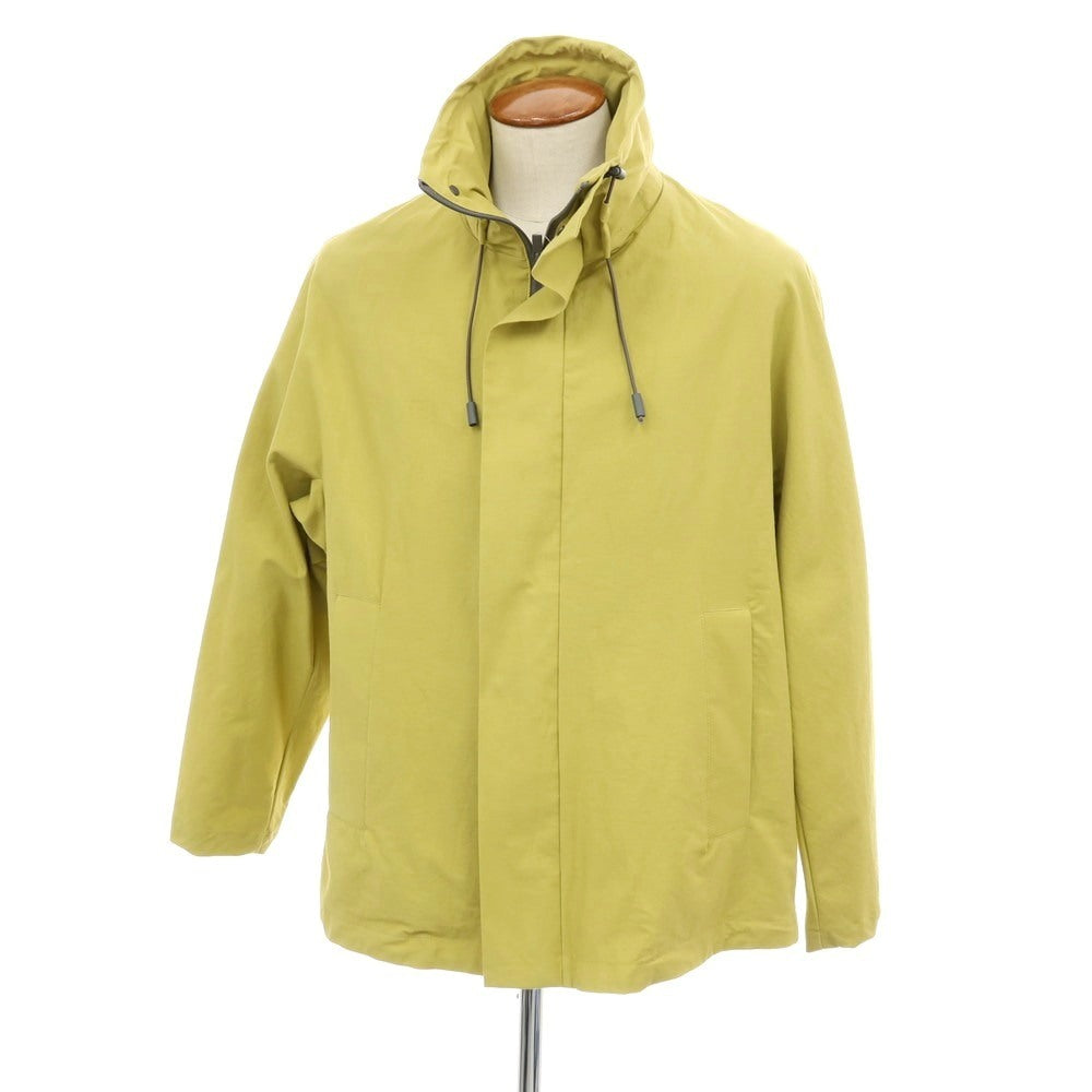 【新品アウトレット】イーヴォ Hevo RUFFANO ストレッチ コットンナイロン スタンドカラー ブルゾン イエロー系【サイズ48】【 状態ランクN- 】【 メンズ 】[CPD]