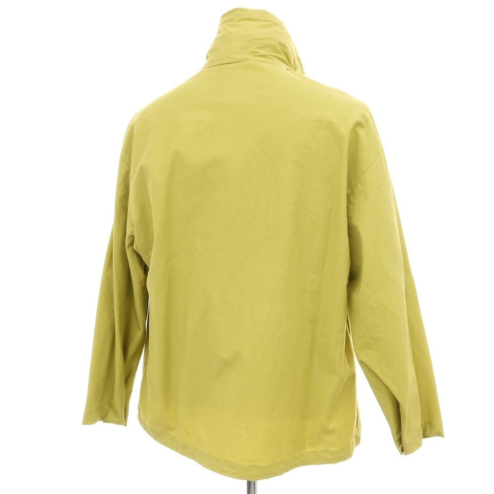 【新品アウトレット】イーヴォ Hevo RUFFANO ストレッチ コットンナイロン スタンドカラー ブルゾン イエロー系【 48 】【 状態ランクN- 】【 メンズ 】