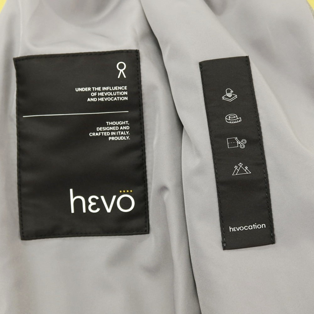 【新品アウトレット】イーヴォ Hevo RUFFANO ストレッチ コットンナイロン スタンドカラー ブルゾン イエロー系【 48 】【 状態ランクN- 】【 メンズ 】