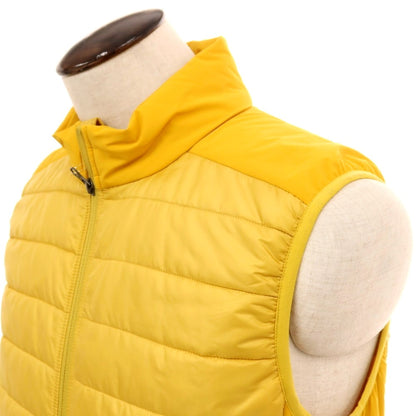 【新品アウトレット】アスペジ ASPESI ポリエステル スタンドカラー ダブルジップ ダウンベスト ブルゾン イエロー【 L 】【 状態ランクN- 】【 メンズ 】