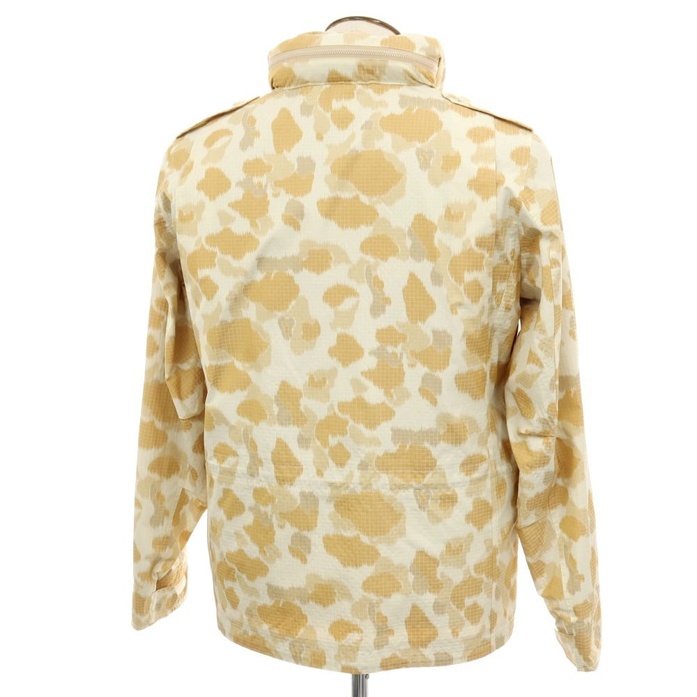 【新品】アスペジ ASPESI ポリエステル スタンドカラー ミリタリージャケット ベージュ【 L 】【 状態ランクN 】【 メンズ 】