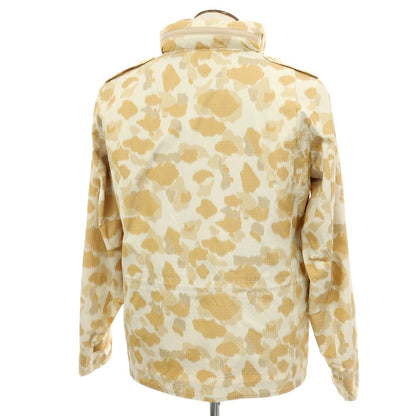 【新品】アスペジ ASPESI ポリエステル スタンドカラー ミリタリージャケット ベージュ【 L 】【 状態ランクN 】【 メンズ 】